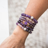 druzy amethyst bracelet| amethyst druzy bracelet
