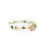 druzy amazonite bracelet| amazonite druzy bracelet