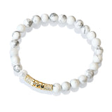 black howlite onyx bracelet| howlite and onyx bracelet