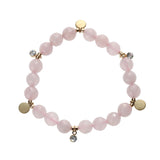pink quartz and jasper bracelets| pink quartz and jasper pendant bracelets