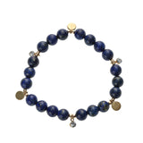 lapis lazuli and agate bracelet| lapis lazuli bracelet|