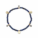 lapis lazuli and agate bracelet| lapis lazuli bracelet|