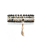 healing stone bracelet| spot and map stone bracelet