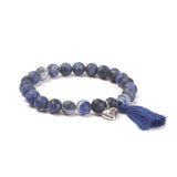 blue color pearl bracelet online