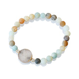 druzy amazonite bracelet| amazonite druzy bracelet