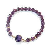 druzy amethyst bracelet| amethyst druzy bracelet