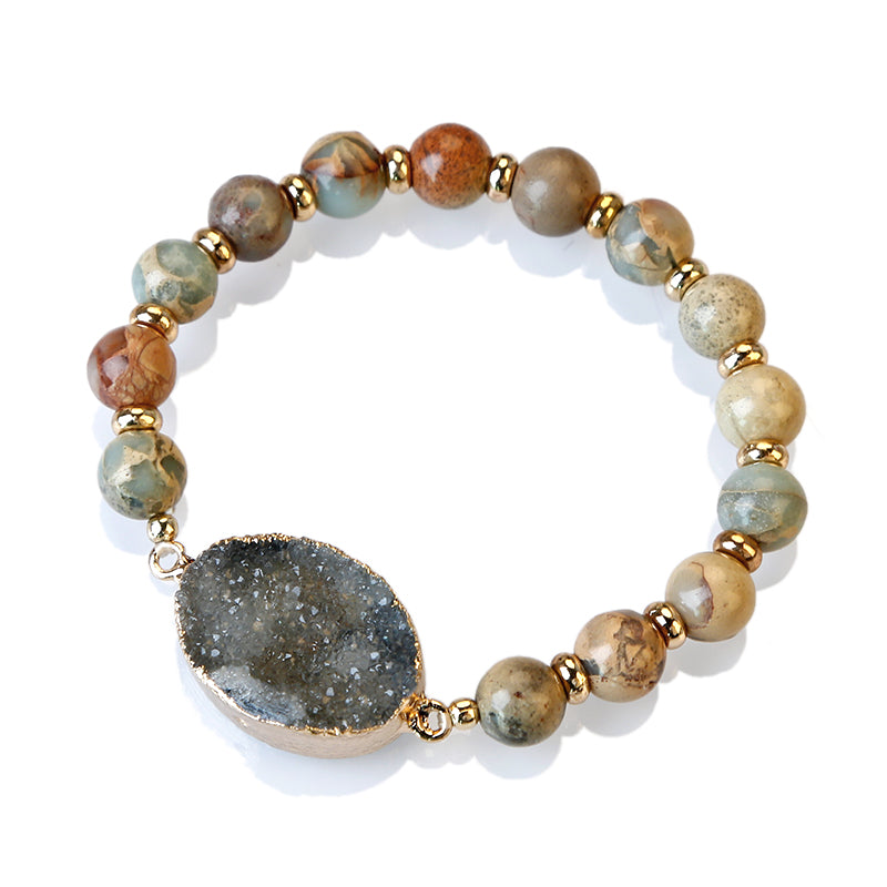 celeste bracelet| celeste druzy bracelet