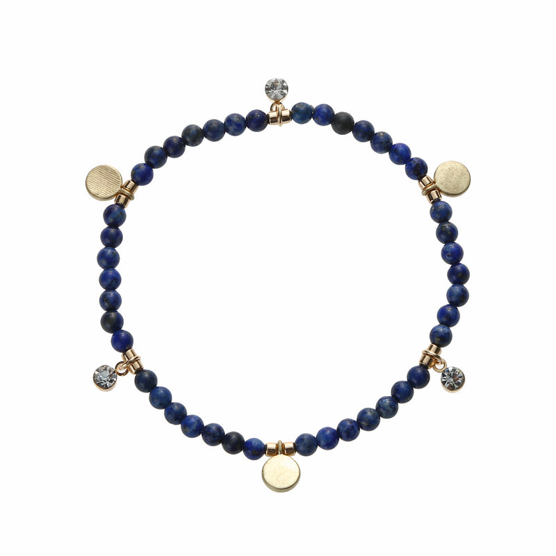 lapis lazuli and agate bracelet| lapis lazuli bracelet| 