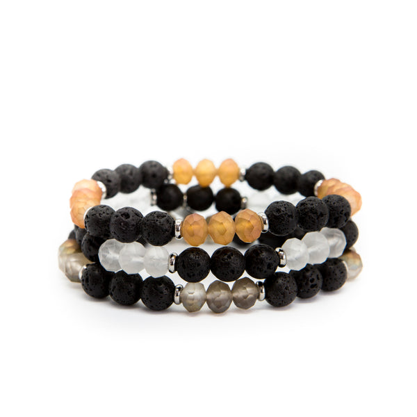 lava aromatherapy bracelet| crystal aromatherapy bracelet