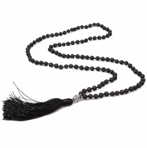 LAVA AROMATHERAPY MALA | Lava stone aromatherapy Mala | Lava stone mala