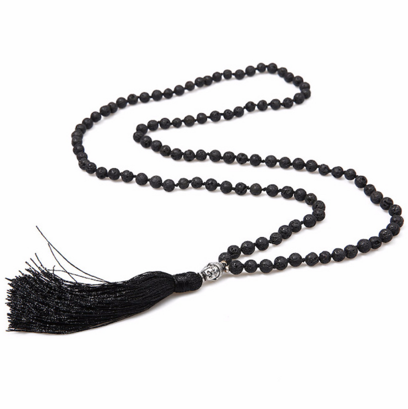 LAVA AROMATHERAPY MALA | Lava stone aromatherapy Mala | Lava stone mala
